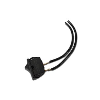 TECLA LIGA DESLIGA LUZ P/CHAVE DE VENTILADOR DE TETO - TECLA PRETA PARA LIGAR DESLIGAR LUZ/LÂMPADA - VENDIDA P/UNIDADE