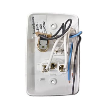 CHAVE P/VENTILADOR DE TETO CONTROLE DE VELOCIDADE ROTATIVO BIV0400W R1L 1-TECLA P/LÂMPADA C/1-TOMADA 3PINOS - ESPELHO 4X2