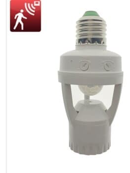 SENSOR DE PRESENÇA C/SOQUETE DIRETO P/LAMPADA - PW BIVOLTS