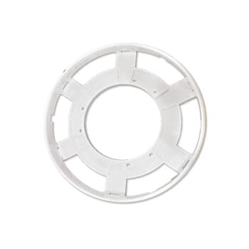 ANEL CENTRALIZADOR DO VIDRO DA LUMINÁRIA P/VENTILADOR ALISEU TERRAL - COR BRANCA - REF.ORIGINAL 001091