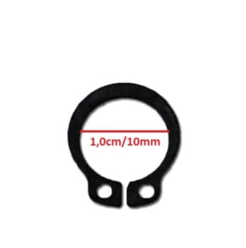 TRAVA ELÁSTICA DE METAL 1,0CM / 10MM P/FIXAR HÉLICE NO EIXO VENTILADOR LOREN SID 60CM / ARGE MAX 50CM - *VENDIDA P/UNIDADE