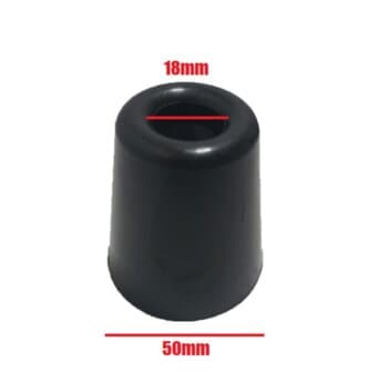 Canopla Inferior Ventilador de Teto Loren Sid - Canopla Plástica Ventilador de Teto Venti-Delta Preta