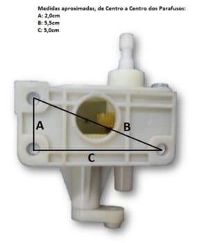 CAIXA DE ENGRENAGENS PLASTICA VENTILADOR VENTISOL NOTOS PREMIUM TURBO6 30/40/50/60CM/ ARNO ABLEK SFXX/ MONDIAL ULTRA/ DELTA FREE VENTURA MT IMPORTADOS - 4A GERACAO