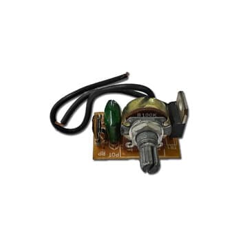CONTROLE P/VENTILADOR DIMER ROTATIVO SEM CLIQUE - POTĘNCIA 200W BIVOLTS - KNOB BOTĂO BRANCO C/TRIMPOT*