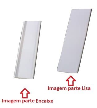 REGUA P/INSTALACAO DE DUTO AR CONDICIONADO PORTATIL ACP11F VENTISOL AGRATTO - P/REGULAR ABERTURA EM JANELA - KIT C/2-PECAS - USAR C/CONECTOR OPCIONAL