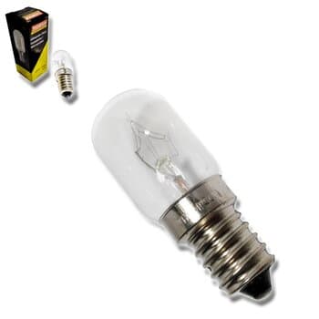 LAMPADA COMUM 110V15W P/GELADEIRA E MICROONDAS - MINE INCANDESCENTE PARA GELADEIRA E MICROONDAS SOQUETE E-14