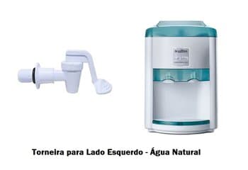 TORNEIRA P/PURIFICADOR LATINA - VENDIDA P/UNIDADE - PA335, BR335, PURITRONIC, PURI-ICE, PURIMIX - LADO ESQUERDO AGUA NATURAL