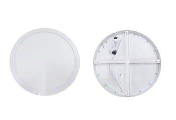 LUMINÁRIA PLAFON PAINEL LED SOBREPOR RD40,0CM RESIDENCIAL - 36W6400KBIV BRANCA B/BRANCA 400X400LX40A