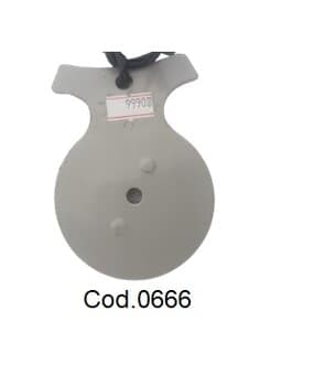 GARRA SUPORTE DE PÁ HÉLICE VENTILADOR DE TETO ARGE/LOREN SID COR CINZA - GARRA C/1-FURO - *VENDIDA P/UNIDADE *SEM ARRUELA DE BAIXO