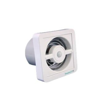 EXAUSTOR DE 12CM P/BANHEIRO RENOVADOR DE AR P/ATÉ 08M2 KIT-BIV20W VAZĂO-00150M3/H - VENTOKIT C150D 125MM AXIAL