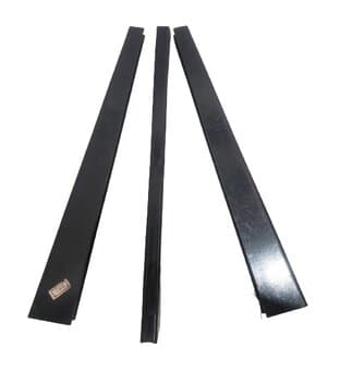 Ponteira Pé da Base da Coluna do Ventilador Venti-Delta 50/60cm - Perfil Ú Metal Preto - *Vendido p/Unidade