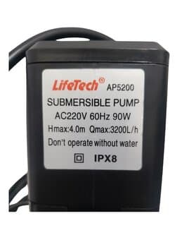 BOMBA DE ÁGUA 3200LH 220V 90,0W HMAX 4,00MT P/CLIMATIZADOR ROTOPLAST POLO CLIMA ECO BRISA FOG4 FOG5