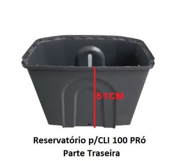 RESERVATÓRIO DE ÁGUA 100LT P/CLIMATIZADOR VENTISOL CLI100PRO CINZA - TANQUE DE ÁGUA 100 L CINZA