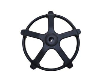 SUPORTE BASE REDONDA P/COLUNA VENTILADOR LOREN SID 50CM 60CM - COR PRETA - ENCAIXE P/COLUNAS E03,5CM