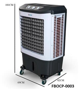 CLIMATIZADOR DE AR 055LT ULTRAAR 110V250W VAZĂO-06000M3/H ATÉ 60M2 UMIDIFICADOR PORTÁTIL ULTRA55 PLUS
