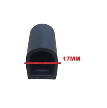 PONTEIRA BORRACHA DO PÉ DA BASE DAS COLUNAS VENTILADOR LOREN SID 50/60CM - PLASTICA COR PRETA EMBORRACHADA - *VENDIDO P/UNIDADE