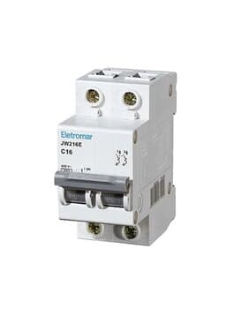 DISJUNTOR DIN BRANCO BIPOLAR C 32A