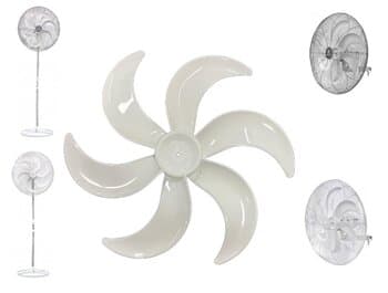 HÉLICE DE 65CM P/VENTILADOR VENTISILVA 65CM 6PAS BRANCA - ENCAIXE 15,0MM FIXAR C/PORCA 08,0MM R/ESQ. N/PONTA DO EIXO