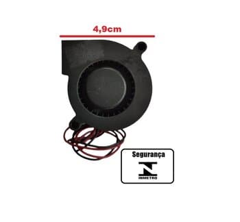 EXAUSTOR DE 04,9CM VENTOINHA 12V UMIDIFICADOR VENTISOL U-04 3,7LT COOLER 49X49X15MM MICROVENTILADOR 0.06A - BRITÂNIA AIR CLEAN 5,2LT