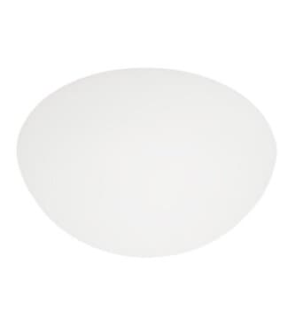 GLOBO CUPULA VIDRO P/VENTILADOR DE TETO ALISEU VIME 5900/24 BR/FOSCO BACIA-SP LUVI - DIÂMETRO DE ENCAIXE 247MM 24,7CM