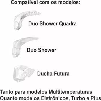 RESISTENCIA CHUVEIRO LORENZETTI 110V 5500W 3060A DUCHA DUO SHOWER/DUO SHOWER QUADRA/ DUCHA FUTURA ELETRÔNICA/ FUTURA MULTITEMPERATURAS