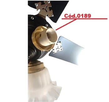SOQUETE P/VENTILADOR DE TETO - C/ROSCA C/PORCA PLASTICA C/PORCA METAL P/NIPLE P/GLOBO PERA P/TULIPA ZETA/VIENA