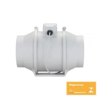 EXAUSTOR DE 15CM RENOVADOR DE AR TURBO IN-LINE 110V-65W VAZAO-00550M3/H 2350RPM VENTISOL EXL 150MM (-40°GRAUS)