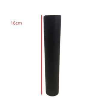 acabamento da haste p/ventilador de teto volare - tubo de alumÍnio cor preta - medida padrÃo 16,0cm original