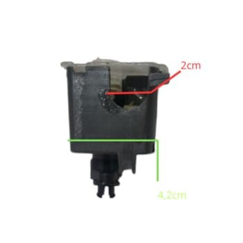 CAIXA DE ENGRENAGEM VENTILADOR DELTA FREE 40CM / DELTA VENTURA 50/60CM - CAIXA DO REDUTOR MONTADA*/SEM PINO PUXADOR/SEM ROSCA SEM FIM