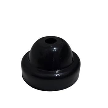 PLAFONIER P/GLOBO YRIS VENTILADOR DE TETO VENTEX - CORES BRANCA OU PRETA - ENCAIXE DO GLOBO SOB-PRESSĂO - PLÁSTICO