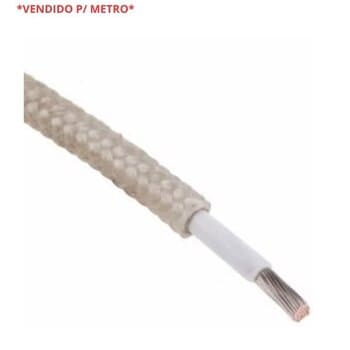 FIO CABO FLEXIVEL SIMPLES AT 02,50MM P/ALTA TEMPERATURA/SUPORTA ATÉ 300GRAUS -*VENDIDO P/METRO
