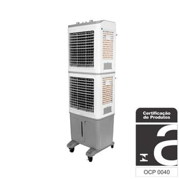 CLIMATIZADOR DE AR 060 LT DUPLO 220V300W VAZĂO-09000M3/H ATÉ-070M2 UMIDIFICADOR CLIN60PROD-02 BR/CZ