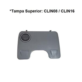 TAMPA DO TANQUE CLIMATIZADOR VENTISOL CLIN08LT CLIN16LT CINZA - SUPERIOR DO RESERVATORIO DE ÁGUA CLIN 8/16 CZ