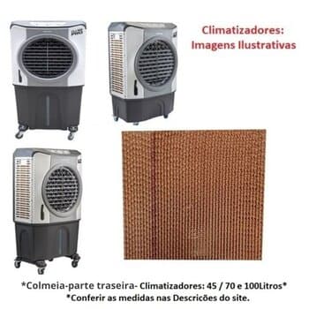 COLMEIA P/CLIMATIZADOR - ESP.06,0X L42,0 X A/C048,0CM TRASEIRA VENTISOL CLI45LT CLI70LT CLI100LT PRO MWM-M4500 41LT *VENDIDA P/UNIDADE - PAINEL EVAPORATIVO