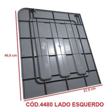 TAMPA DO CLIMATIZADOR VENTISOL CLI125LT CLIN125LT - SUPERIOR ESQUERDA CLIN 125LT CINZA