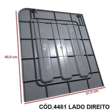 TAMPA DO TANQUE CLIMATIZADOR VENTISOL CLI125LT CLIN125LT CINZA - SUPERIOR DIREITA DO RESERVATORIO DE ÁGUA CLIN 125LT CZ
