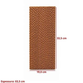 COLMEIA P/CLIMATIZADOR - ESP.03,5X L19,0 X A/C033,5CM 01-LATERAL VENTISOL NOBILLE CLIN35LT CLIN60LT CLIN80LT - PAINEL EVAPORATIVO 033,519-03,5 CLIM NACIONAL