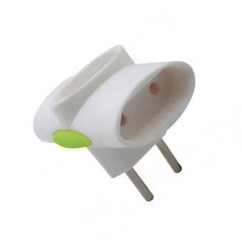 Pino Multiplicador de Tomada TĘ 10A 2Pinos 10ANBR para 3 X 2PF10ANBR 3S-10A