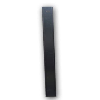PONTEIRA PÉ DA BASE DA COLUNA VENTILADOR ARGE 50/60CM - PERFIL U METAL PRETO 42,5CM COMPRIMENTO - *VENDIDO P/UNIDADE