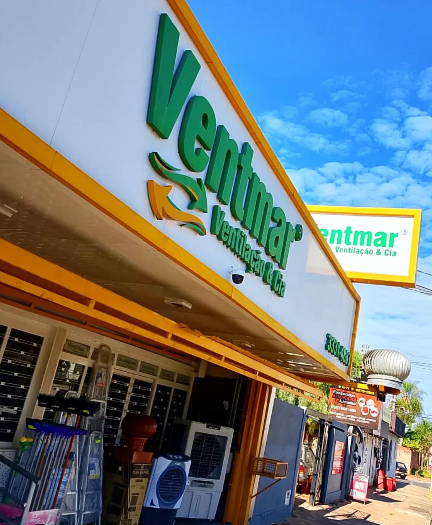 Fachada da loja Ventmar em Campo Grande