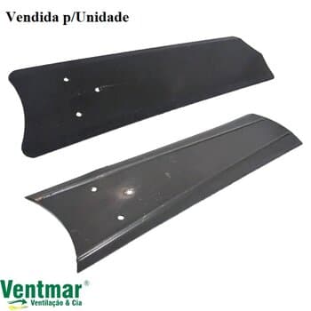 PÁ HÉLICE P/VENTILADOR DE TETO TRON COMERCIAL - MODELO ANTIGO METAL COR PRETA - 3FUROS P/GARRA PEQUENA - *VENDIDA P/UNIDADE
