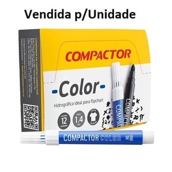 Marcador Para Papel cor azul - Canetao p/Flipachart - Quadro branco - Tinta removível