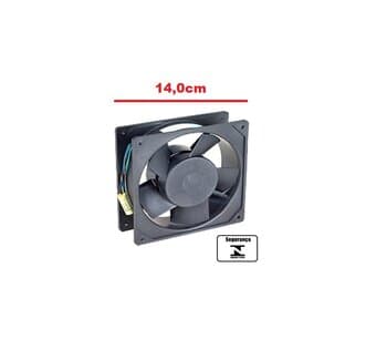 Exaustor de 14cm Microventilador Bivolts - Cooler Ventisilva E14CD Carcaça de Nylon 162x162x55mm