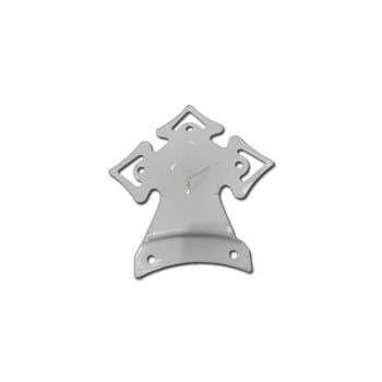 GARRA P/VENTILADOR VENTI-DELTA MOTOR MAIOR - COR CINZA 3-TRIANGULOS GRANDE - *VENDIDA P/UNIDADE - SUP. DAS PAS FUROS 6,0CM - TORNADO/ RIOPRELUSTRES
