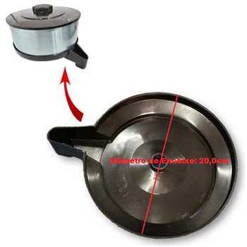 Base Plástica Escoador de Suco da Bica Inox Espremedor/Extrator de Sucos VITALEX - Vita Super Inox - *Apenas o Escoador de Suco